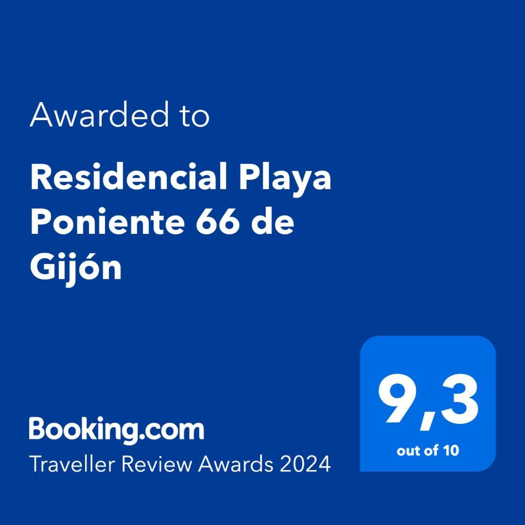 Residencial Playa Poniente 66 De Gijon Gijón Exterior foto